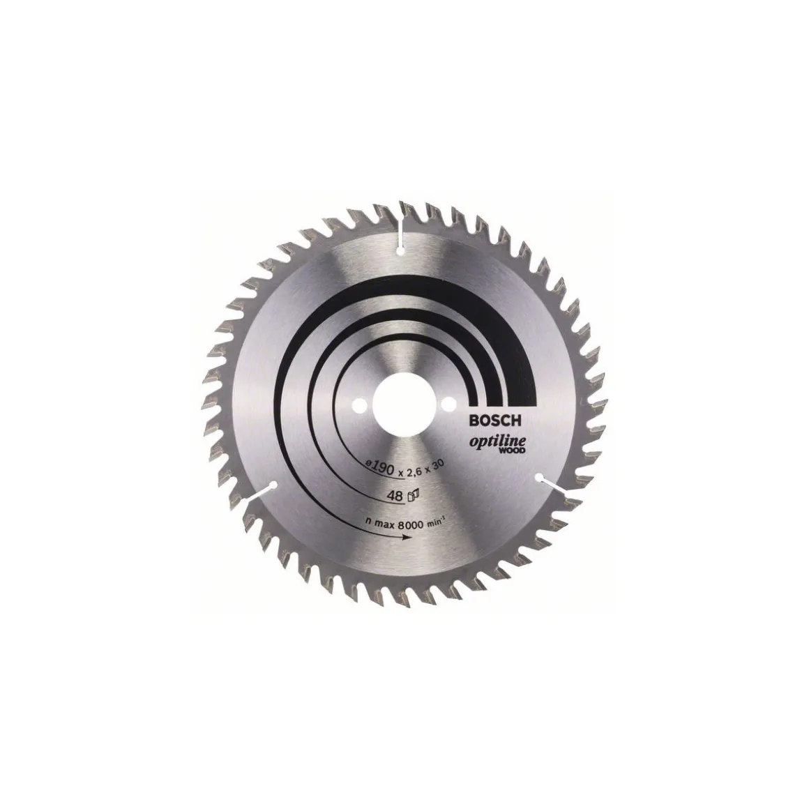 Bosch ProfessionalKreissägeblatt 48wz Optilinie 19 x 3 cm