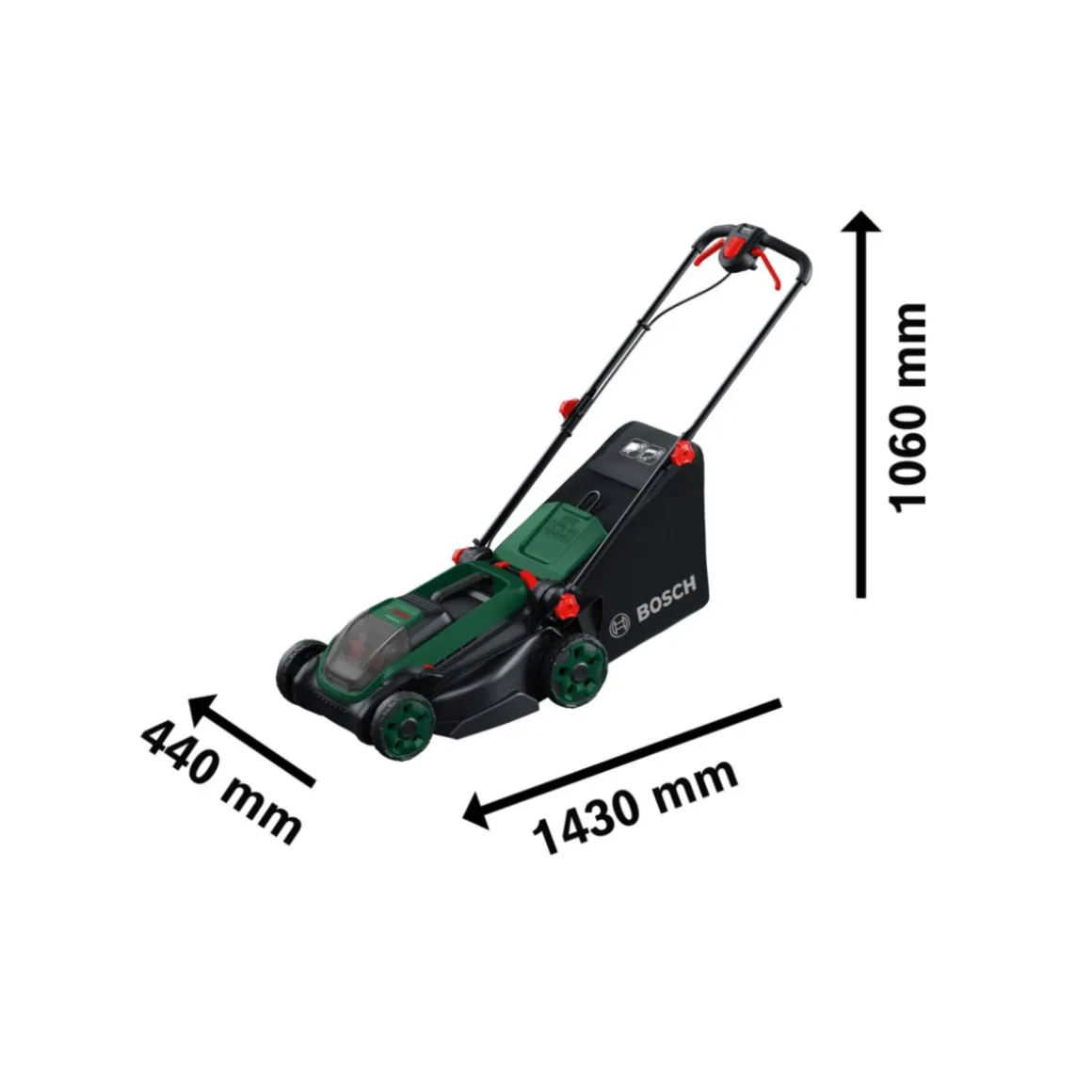 Bosch Professional Rasenmäher Rotak 18V2-38
