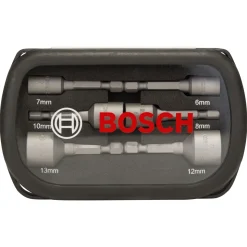 Bosch Professional6-teiliges Steckschlüssel-Set 6–13 mm