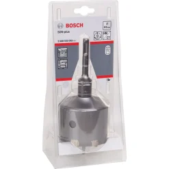 Bosch Professional3-teiliges Hohlbohrkronen-Set SDS plus 82 mm