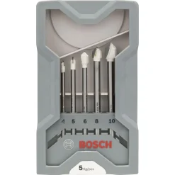 Bosch Professional5-teiliges CYL-9 Ceramic Fliesenbohrer-Set 4–10 mm