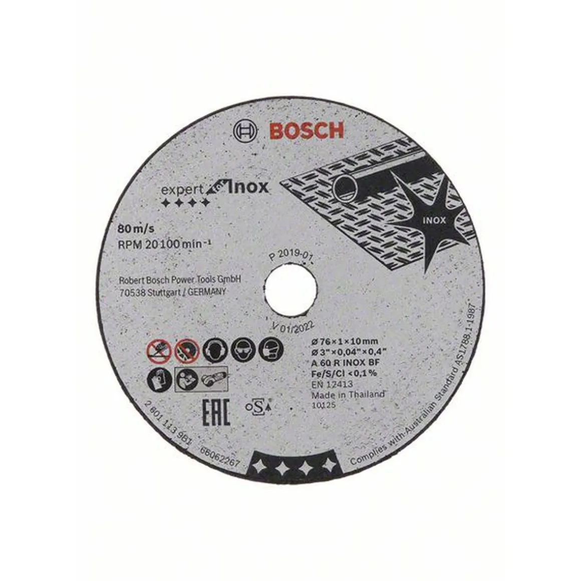 Bosch ProfessionalTrennscheibe Experst for Inox 5 Stück