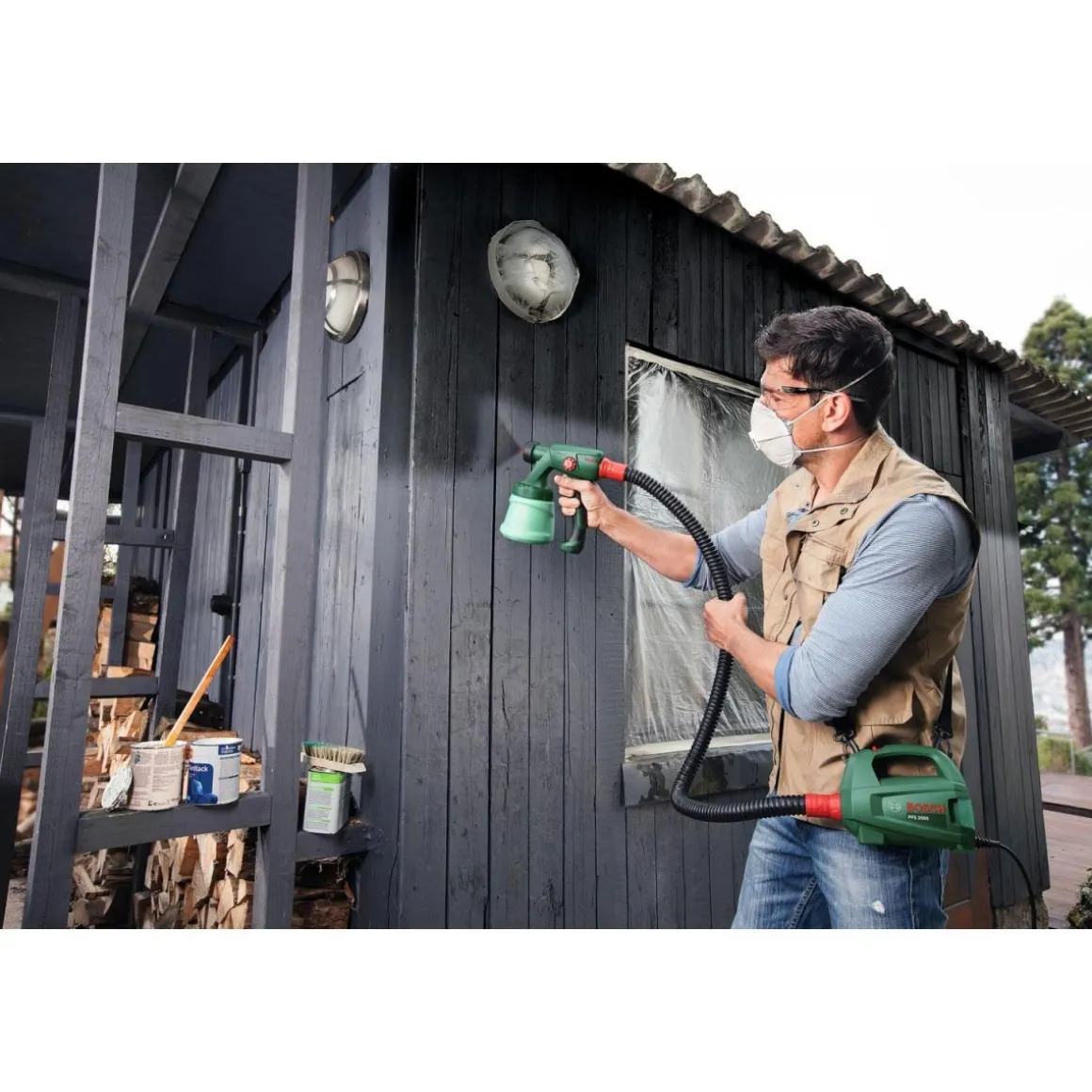 BoschSpritzpistole-Set PFS 2000