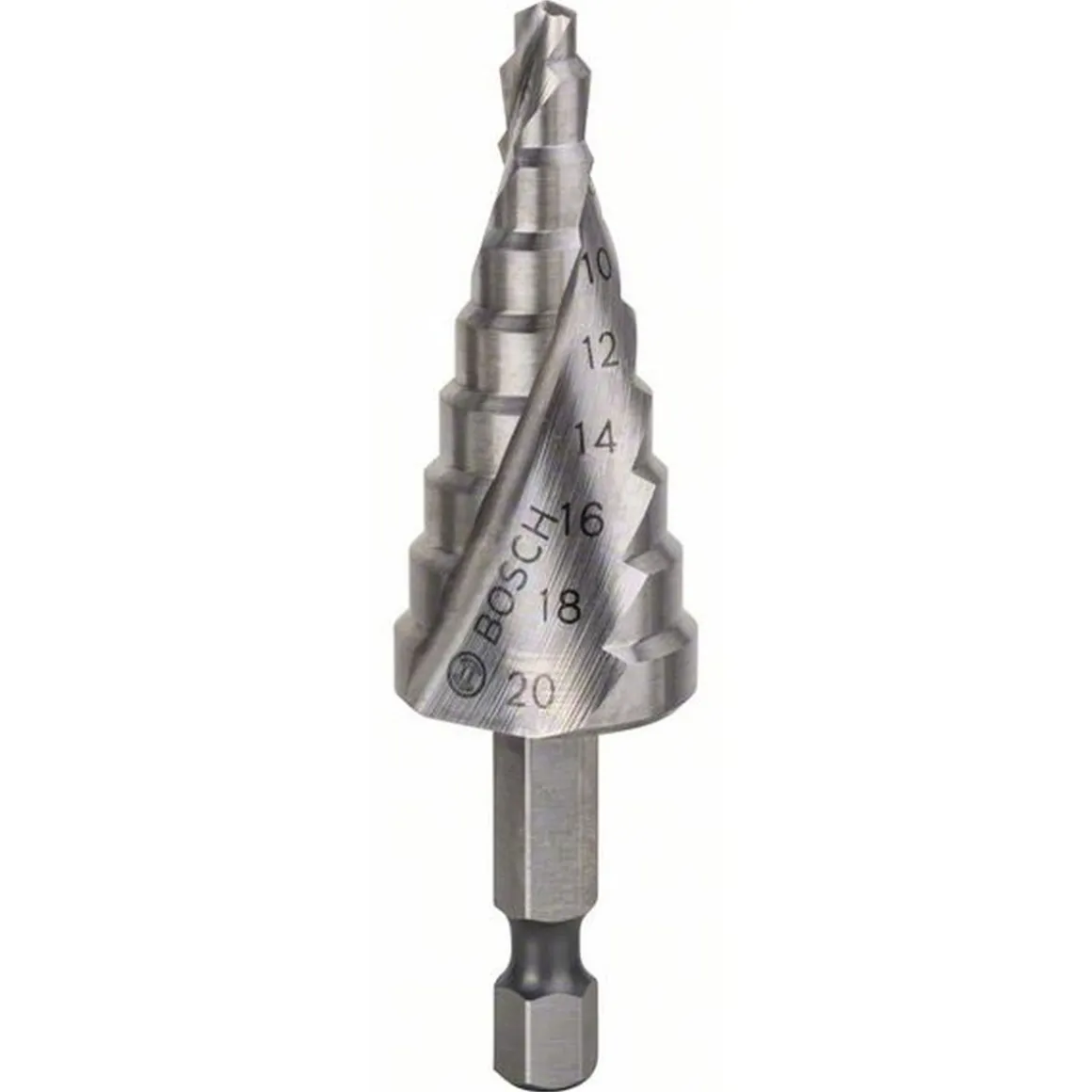 Bosch Stufenbohrer HSS 4 - 20 mm 1/4" 70,5 mm