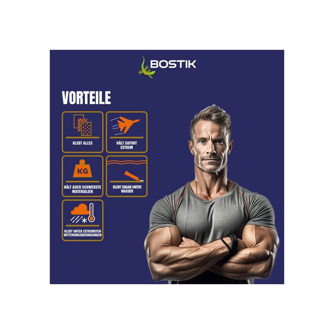 Bostik Mamut Glue Montage-Sofortkleber 38g
