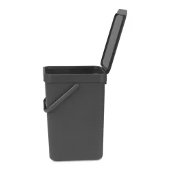 BRABANTIA Abfallbehälter Sort und Go 12 L grau