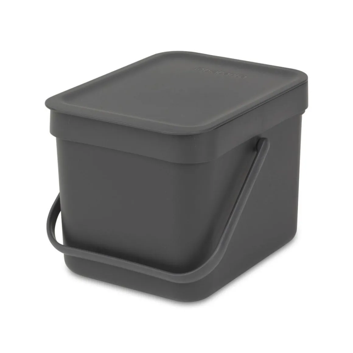 BRABANTIA Abfallbehälter Sort und Go 6 L grau