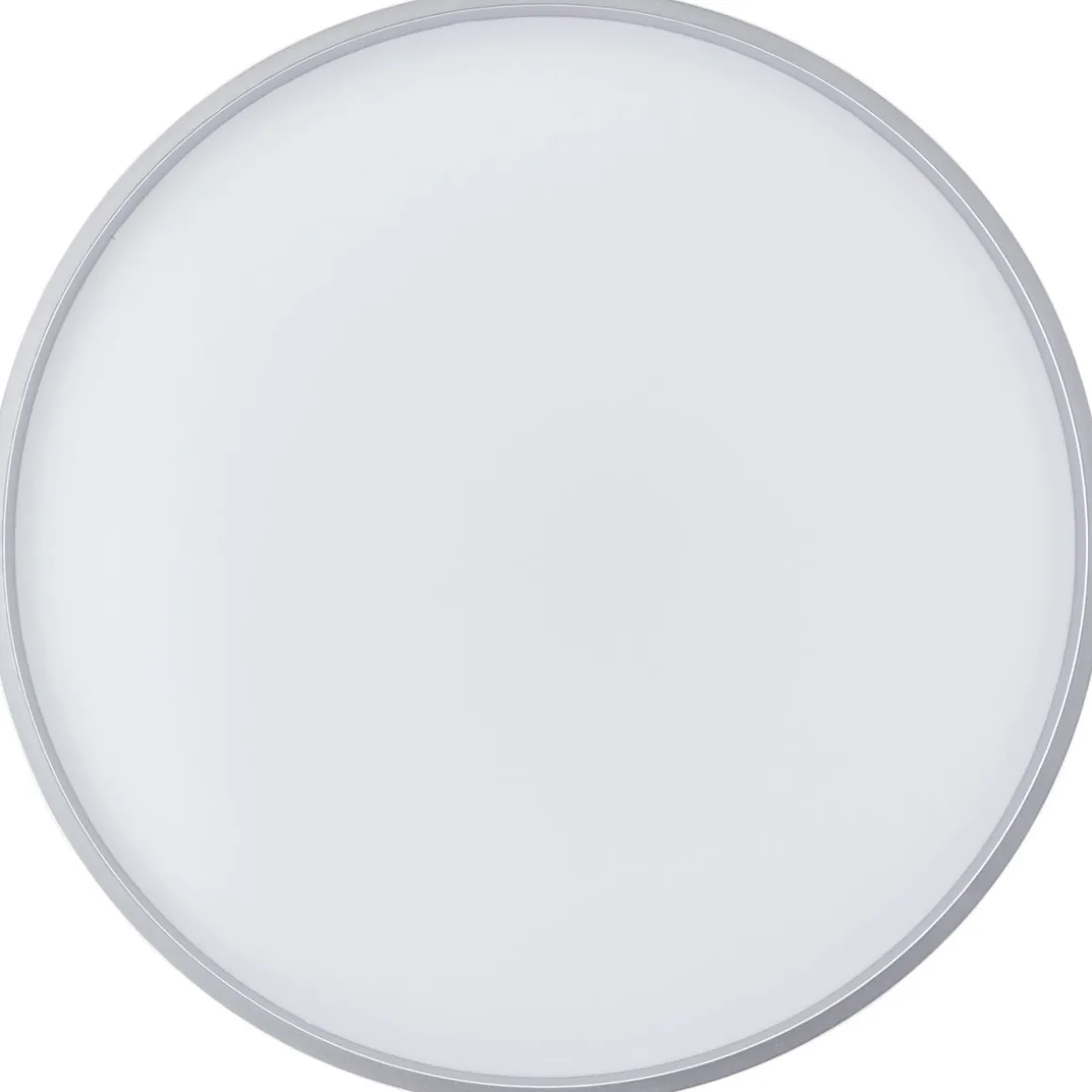 Brilliant Deckenleuchte Britt 33cm silber/weiß 22W 2300lm stufenlos dimmbar