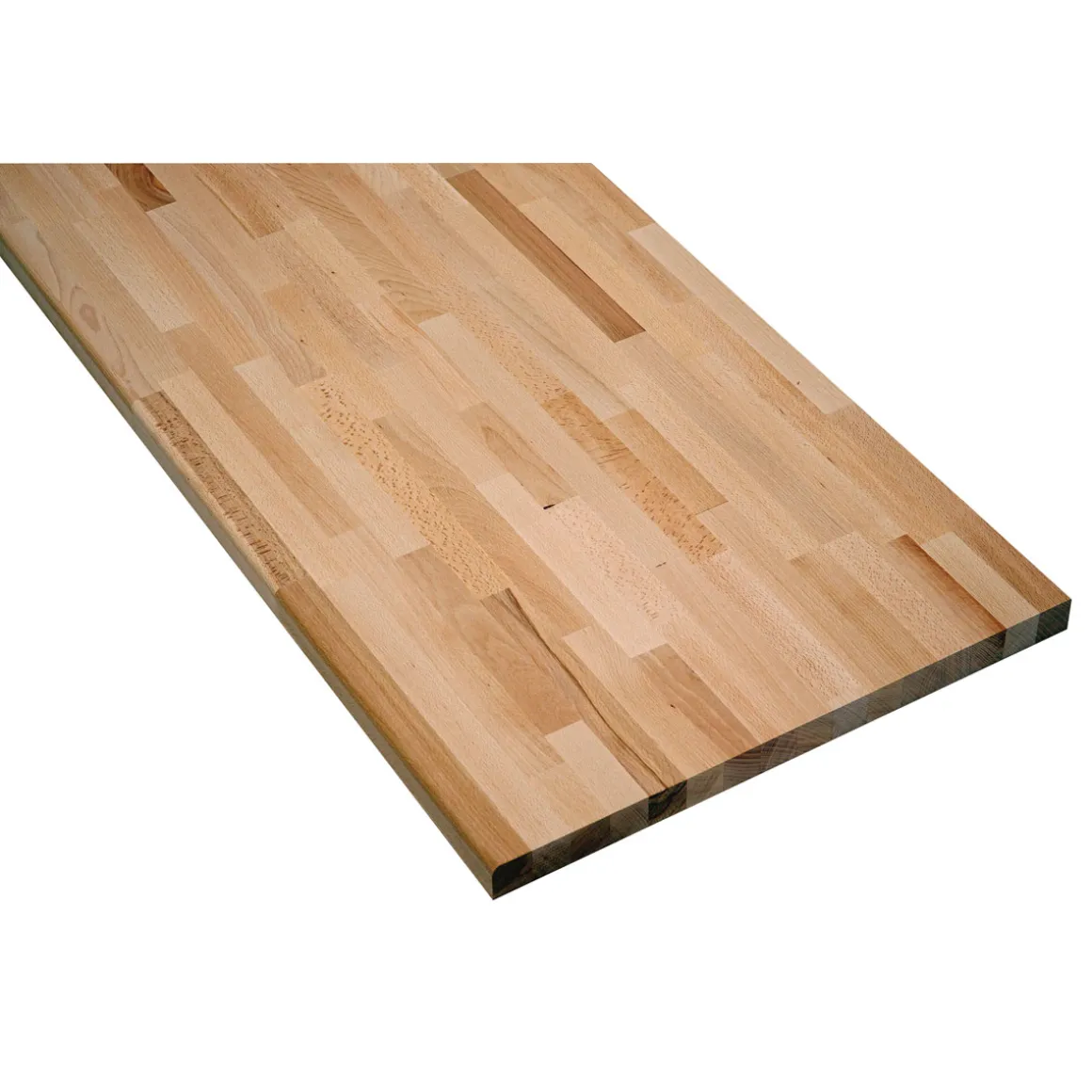 Buche Tischplatte 27 mm seitig gerundet 120/60 cm
