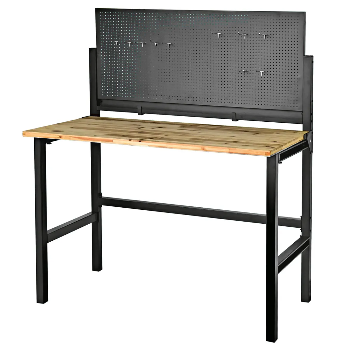 Burgmann Werkbank klappbar 121,5 x 64,5 x 142 cm schwarz