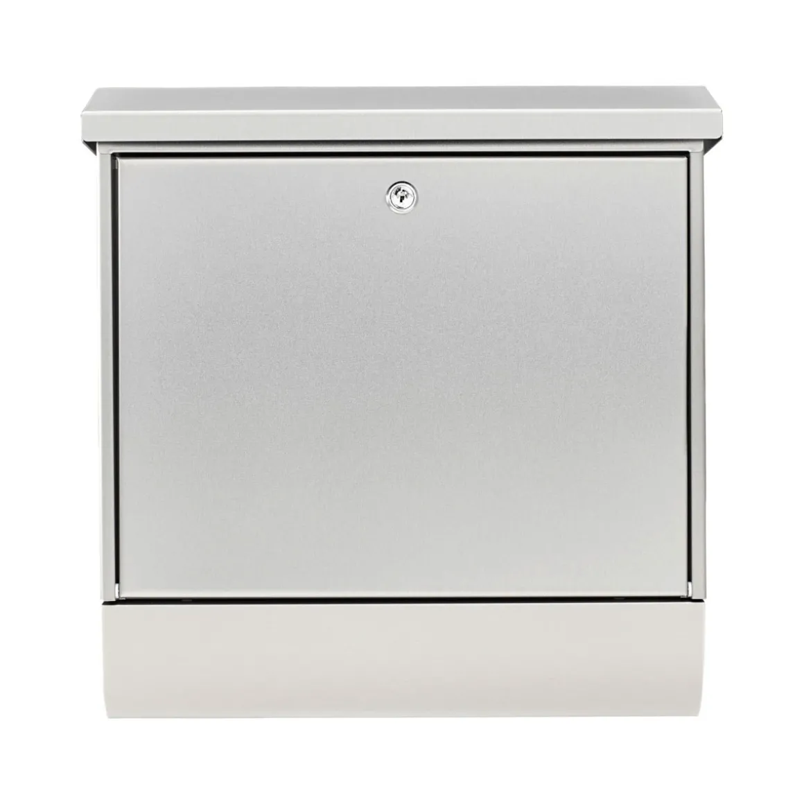 Burg Wächter Briefkasten Inoxstar 4710 mit Zeitungsfach silber