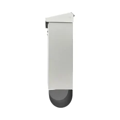 Burg Wächter Briefkasten Inoxstar 4710 mit Zeitungsfach silber