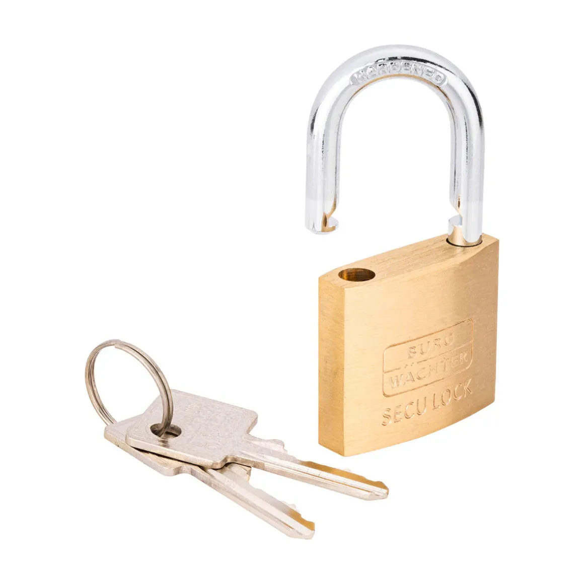 Burg Wächter Vorhängeschloss-Set Trio 405 40 GL 37,6 x 60 x 12,6 mm Messing