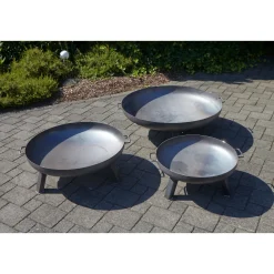 Buschbeck Feuerschale aus Eisen 80 x 30 cm 100 x 33 cm