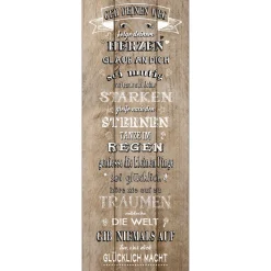 Canvas-Art Spruch 30 x 80 cm