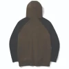 CAT Colorblock Hooded Sweatshirt army moss-black Gr. XL
