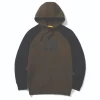 CAT Colorblock Hooded Sweatshirt army moss-black Gr. 2XL
