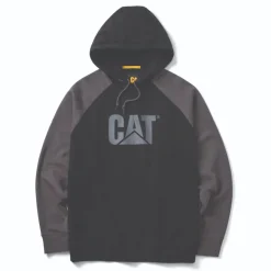 CAT Colorblock Hooded Sweatshirt black-magnet Gr. XL