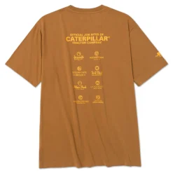 CAT Graphic T-shirt bronze Gr. M