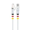 CAT7 Netzwerkkabel S/FTP 3Farbclips 20mweiss