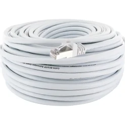 CAT6 Netzwerkkabel SF/UTP 30,0m weiss
