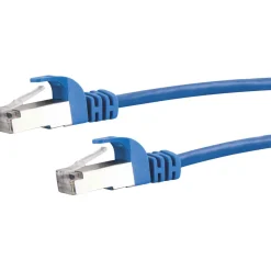 CAT6 S/FTP Netzwerkkabel 0,5m blaumax. 250 Mhz 1 Gbit/s