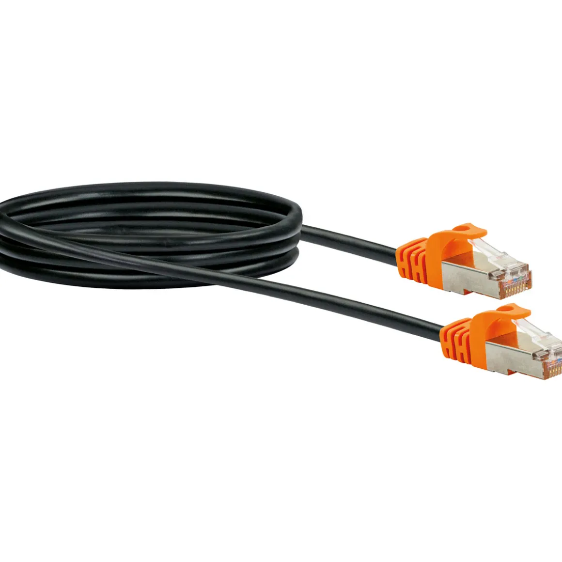 CAT7 S/FTP Netzwerkkabel 2,0m schwarz