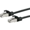 CAT6 S/FTP Netzwerkkabel 0,5m schwarzmax. 250 Mhz 1 Gbit/s