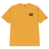 CAT Trademark T-shirt Mustard Gr.L