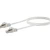 CAT6 U/FTP Netzwerk Flachkabel 1,5 mweiss