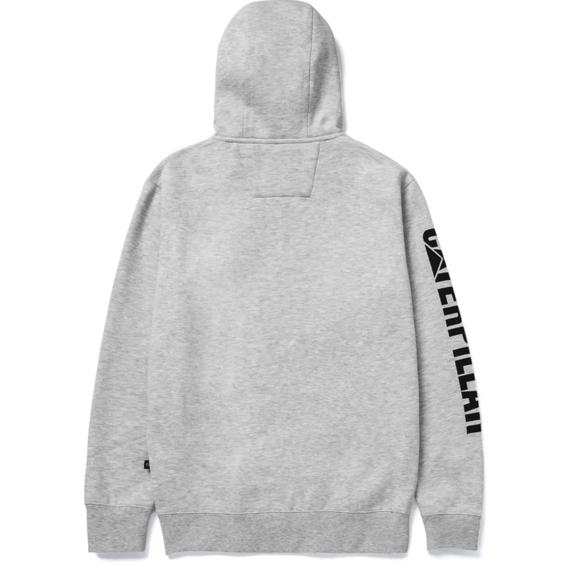 CAT Zip Hoodie Banner Gr. L grau