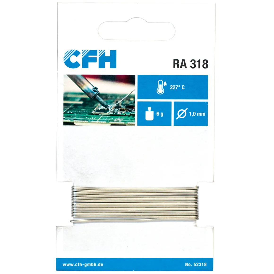 CFH Radiolot RA 318 bleifrei 6g