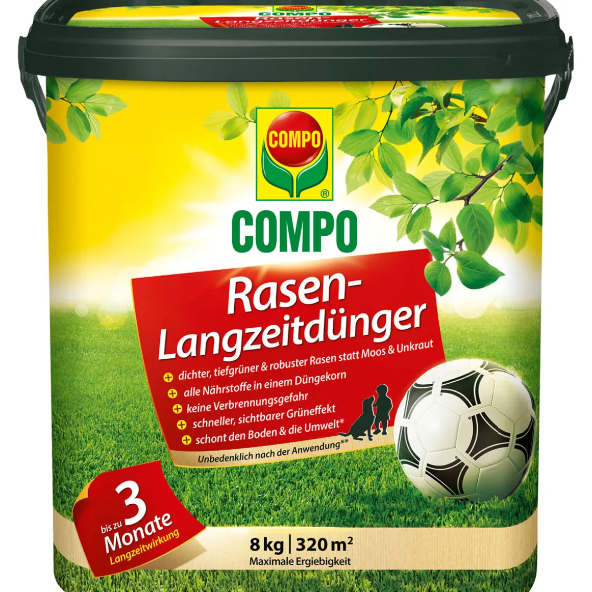 Compo Rasen-Langzeitdünger für 320 m² 8 kg