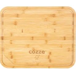 Cozze 4-eckig Pizzaschneidebrett, Bambus430x350x20mm