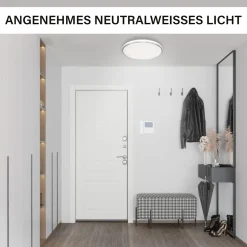 Decken- und Wandleuchte SHINING FRAME LED ALU 18W