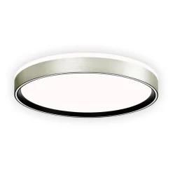 Decken-Wandleuchte SHINING PLUTO LED ALU 1800K 24W