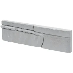 Dekorfliese Trento-1 200/340 x 93 x 12-24 mm grau