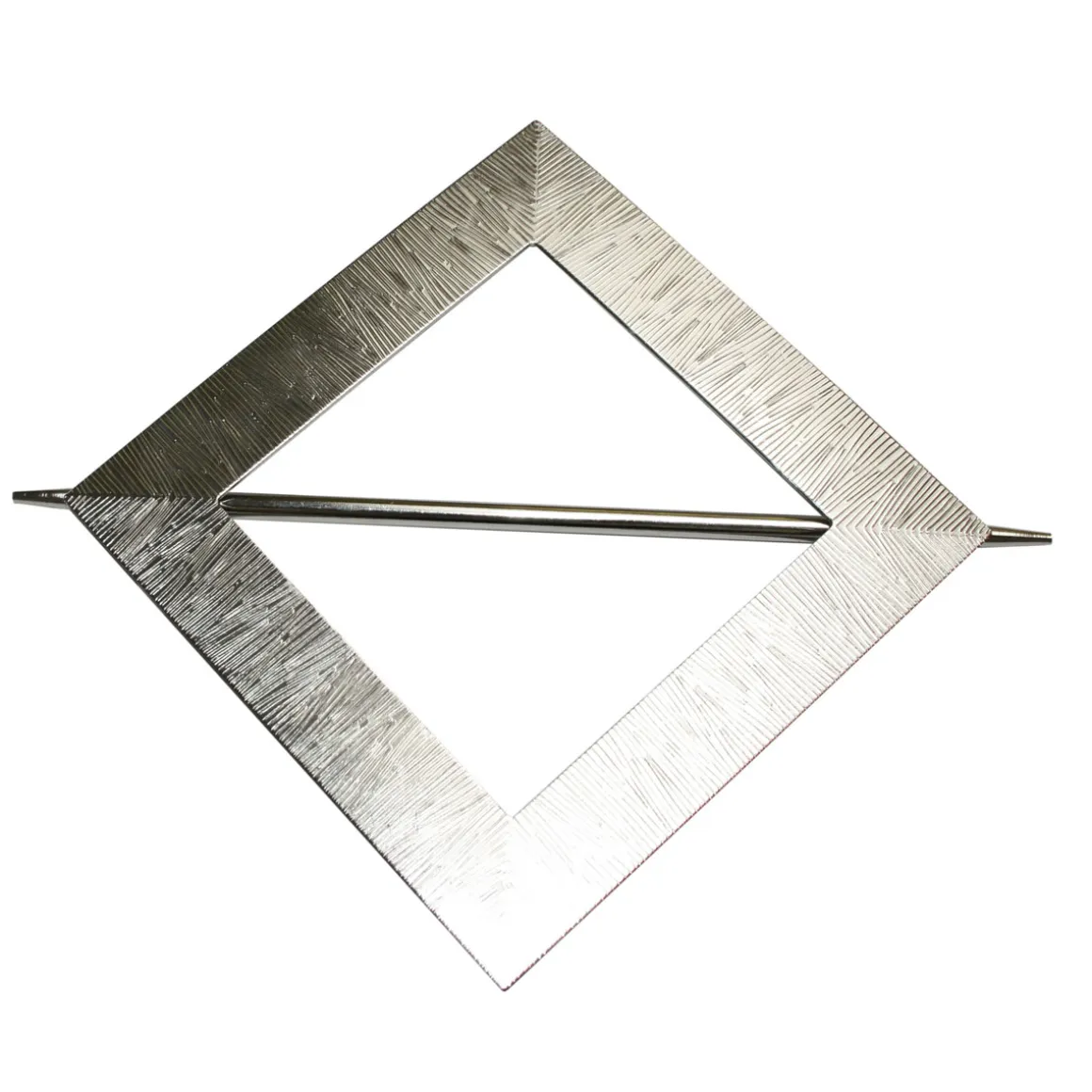 Dekospange mit Stab Uranus edelstahlopt.