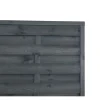 Dichtzaum 90 x 180 cm glatt Kiefer dunkel- grau gebeizt