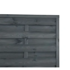 Dichtzaum 90 x 180 cm glatt Kiefer dunkel- grau gebeizt
