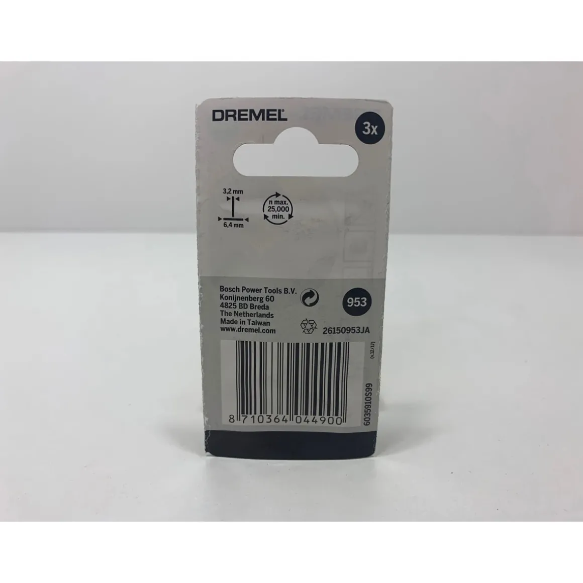 DremelAluminiumoxid-Schleifstein Durchmesser 6,4 mm