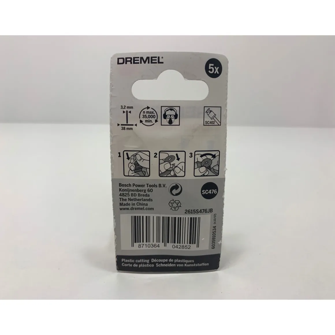 DremelKunststoff-Trennscheiben SpeedClic Durchmesser 38 mm