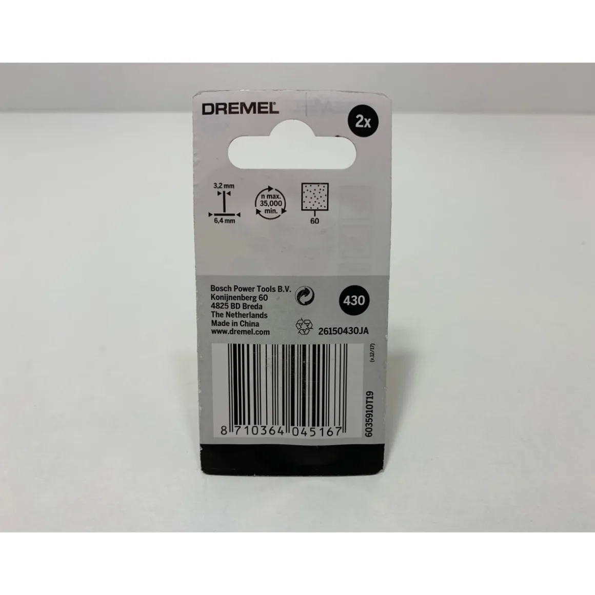 DremelSchleifband mit Schaft Durchmesser 6,4 mm