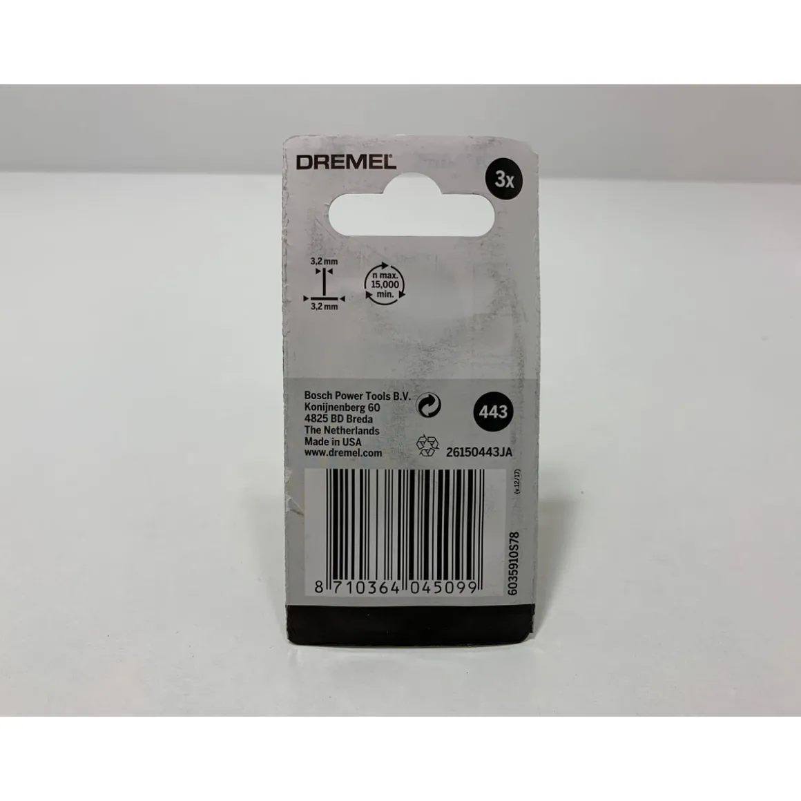 DremelStahl-Drahtbürste Durchmesser 3,2 mm 3 Stück