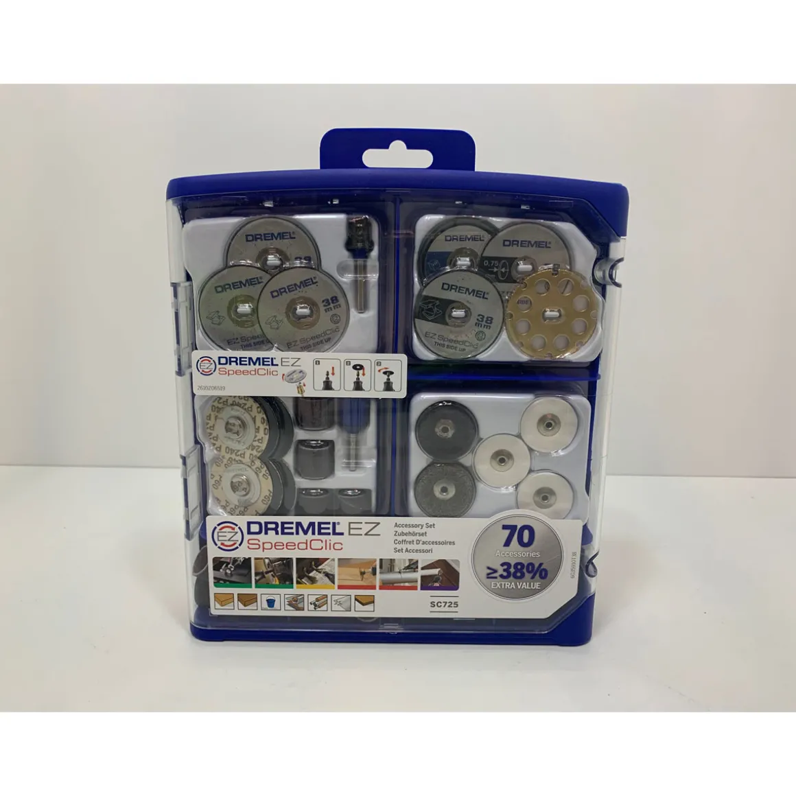 DremelZubehörset 725 EZ SpeedClic 70 Teile