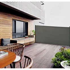 Durabil Flexibler Sichtschutz Höhe 150 cm anthrazit