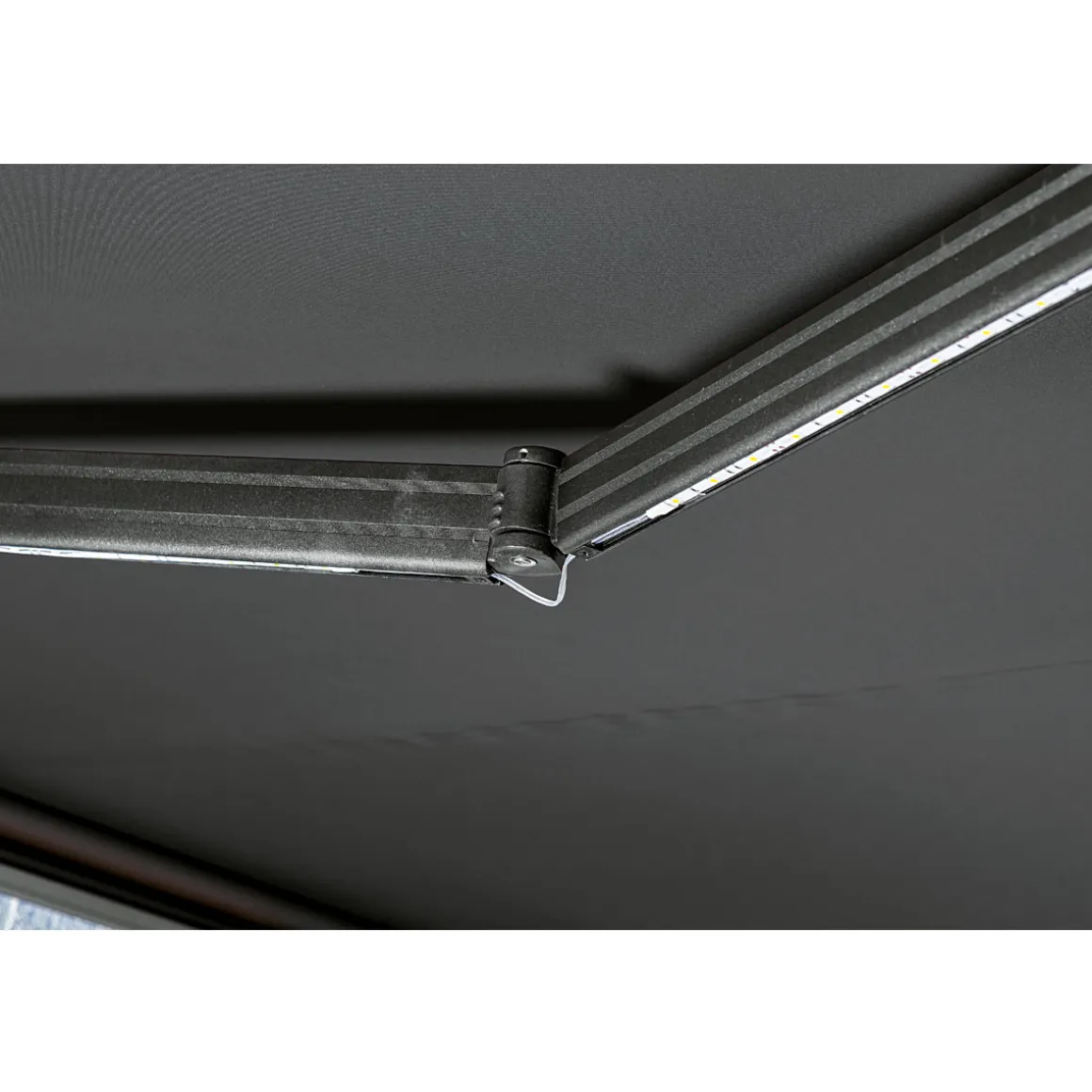 Durabil Markise inkl LED-Beleuchtung 400 x 300 cm anthrazit