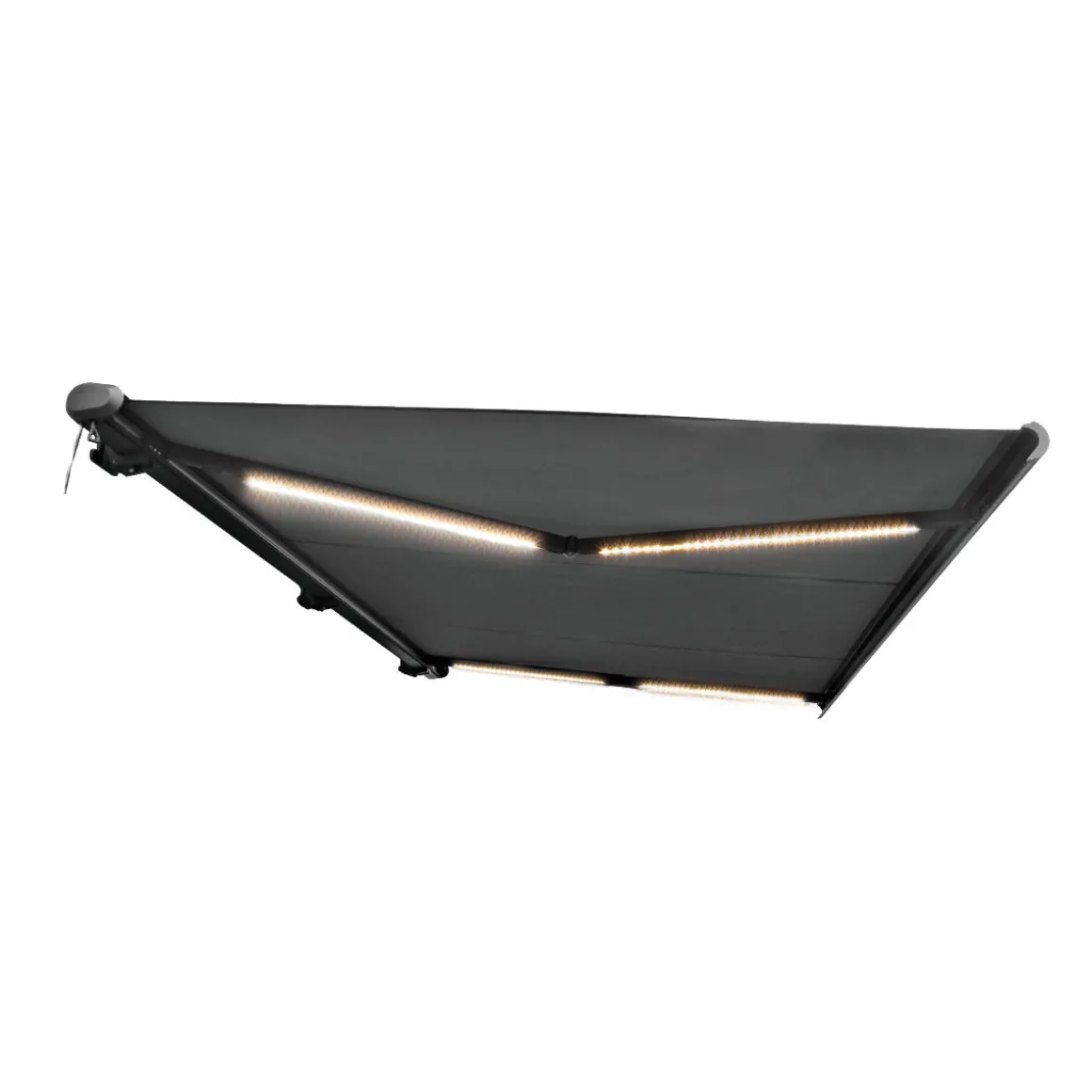 Durabil Markise inkl LED-Beleuchtung 400 x 300 cm anthrazit