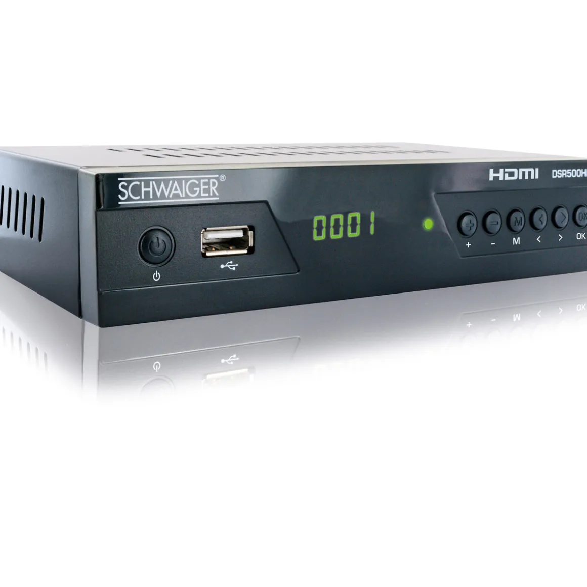 DVB-S2 Receiver mit USB-Anschluss FTA