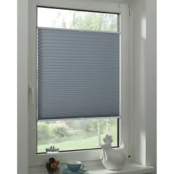 EasyFix Plissee Greta 50x130cm rauchblau